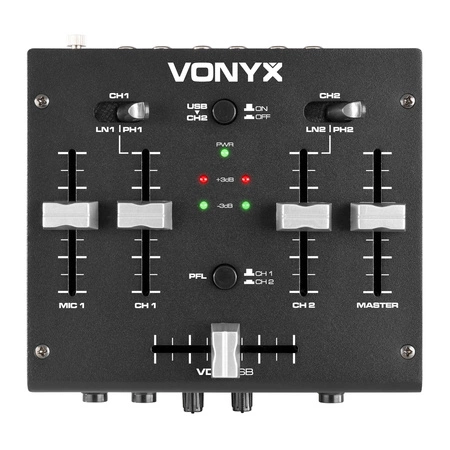 Mikser 3-kanałowy USB VDJ2USB Vonyx