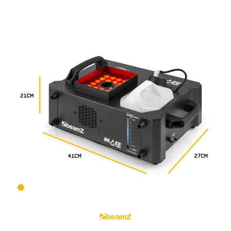 Zestaw: Wytwornica dymu pionowego BLAZE1200 + płyn 5l