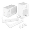 Zestaw białych głośników do muzyki w tle 4 x 4" BV40W 100V z wzmacniaczem bluetooth