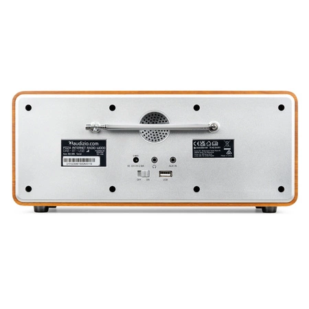 Radio internetowe Foza WiFi Stereo z DAB+ srebrne Audizio