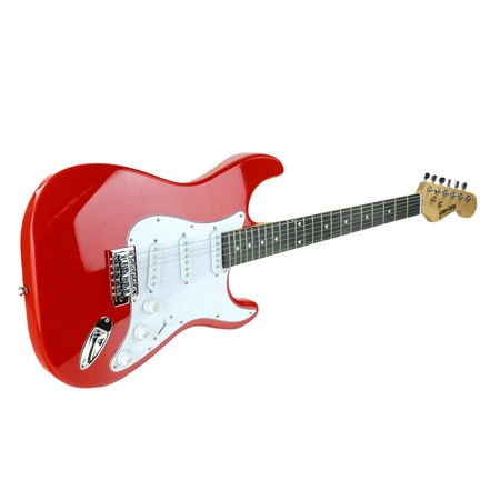 Gitara elektryczna - kompletny zestaw -Golden Guitar STEG-20 Czerwona Stratocaster