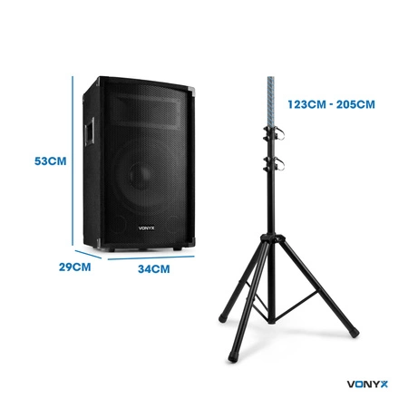 Zestaw nagłośnieniowy 800W VX210 Vonyx