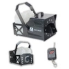 Zestaw: Wytwornica śniegu LED 1500W  Snow 1500LED DMX pilot Firefog + płyn 5L