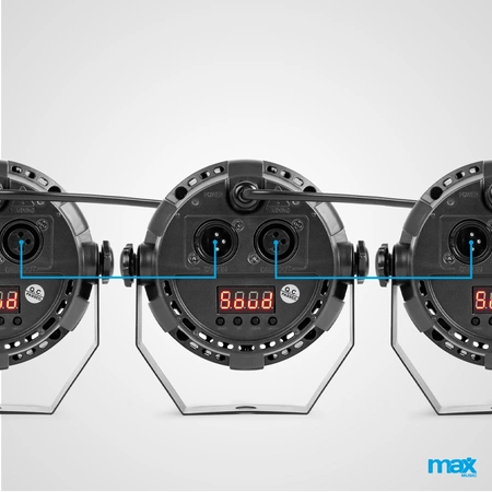 Reflektor ultrafiolet LED Par 12x 1W DMX