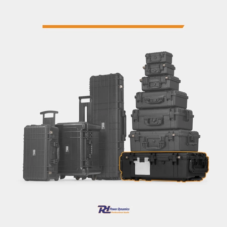 Uniwersalna walizka transportowa case GIGCase42T - IP67 - kolor czarny Power Dynamics