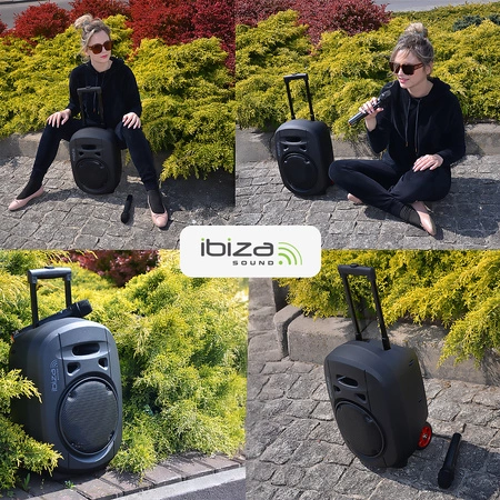 Kolumna mobilna Ibiza PORT8UHF-MKII-TWS