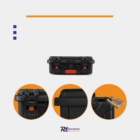 Uniwersalna walizka transportowa Power Dynamics GIGCase58R Heavy Duty - Seria R - IP67 - czarna
