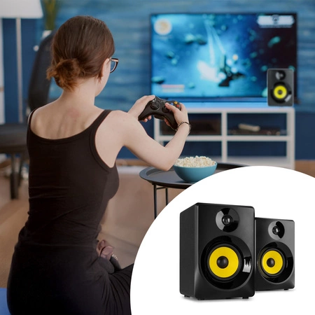 Aktywne głośniki studyjne Vonyx SMN40B 100W - czarne