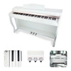Pianino cyfrowe ze statywem 88 dynamicznych klawiszy NOCTURNO białe Mielczewski