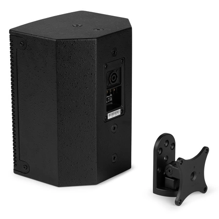 Zestaw: Kolumna pasywna 6" czarna+ uchwyt ścienny obrotowy