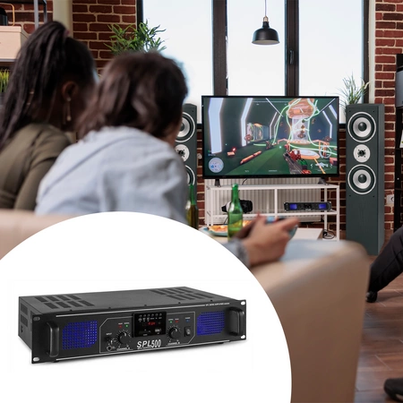 Wzmacniacz 2x 250W Skytec SPL500MP3