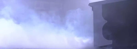 Zestaw: Wytwornica dymu ciężkiego DMX ICE1800+ płyn do dymu 5l Beamz