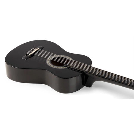 Gitara klasyczna 1/4 dla dziecka czarna SoloArt Max+ akcesoria