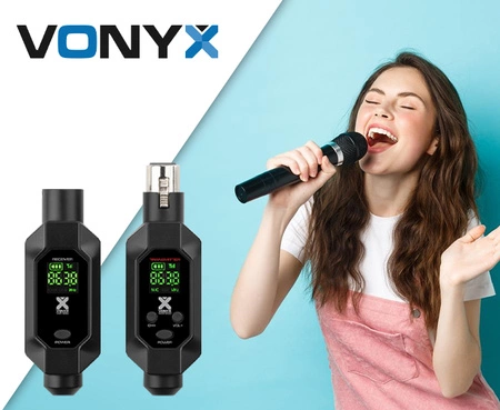 Bezprzewodowy system audio Vonyx WAT200 UHF