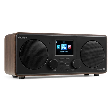 Radio internetowe Foza WiFi Stereo z DAB+ brązowe Audizio