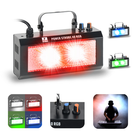 Stroboskop LED POWER STROBE 40 RGB Firefog