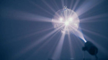 Zestaw: Kula lustrzana 30cm+ reflektor pinspot LED