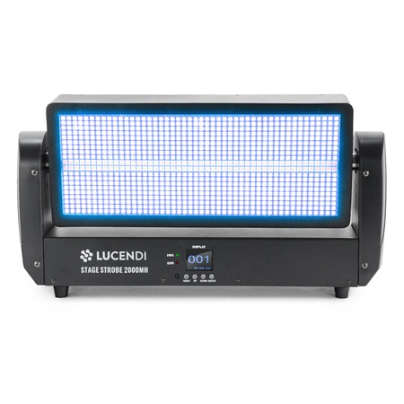 Stroboskop LED RGBW reflektor dyskotekowy STAGE STROBE 2000MH Lucendi