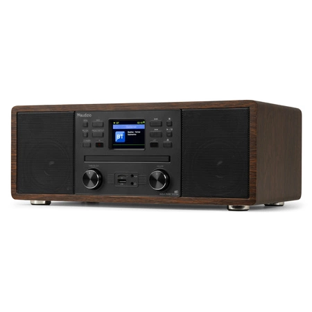 Radioodtwarzacz Avola CD/Bluetooth/DAB+/WIFI brązowo-czarny Audizio