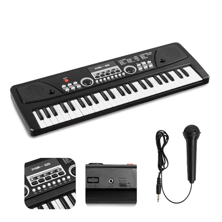 Keyboard  dla dziecka 49 klawiszy akumulator/ mikrofon KD49 Max