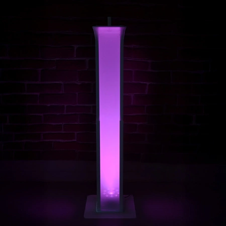 Biały totem 100-175cm PTS23W statyw sceniczny Dj z akcesoriami