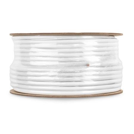 Przewód głośnikowy 1m /okrągły 100V 2x 1,5mm² biały PD Connex RX10W