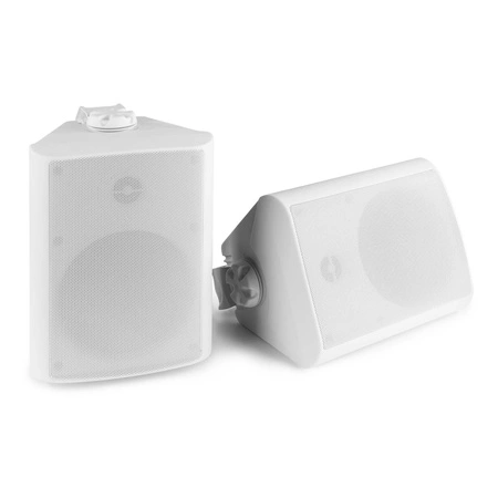 Zestaw białych głośników naściennych 4 x 5.25" 120W BGO50 z odtwarzaczem cyfrowym
