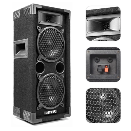 Pasywna kolumna pasywna MAX26 2x 6'' 600W bassreflex Max