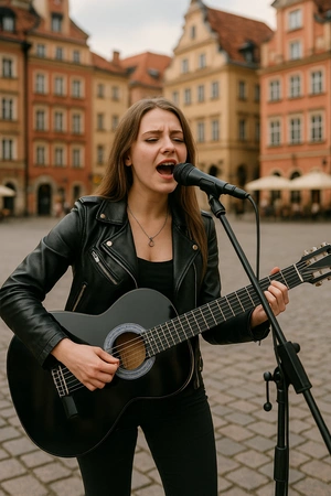 Zestaw: Gitara klasyczna 39" 4/4 czarna+ akcesoria+ 2x statyw+ podnóżek gitarowy Golden Guitar