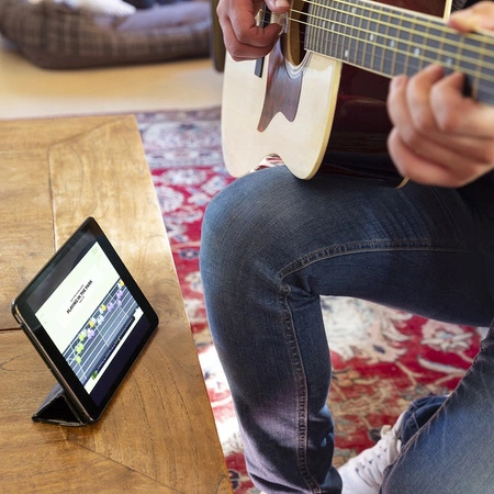 Zestaw: Gitara akustyczna Solojam Western naturalna Max + akcesoria, statyw i pulpit na nuty