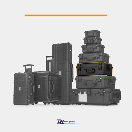 Uniwersalna walizka transportowa GIGCase26 - IP67 - czarna Power Dynamics