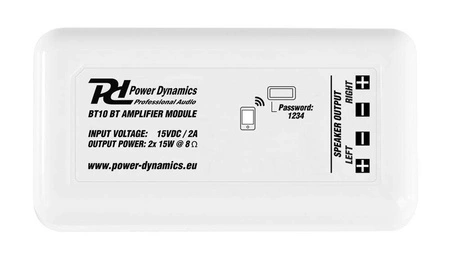Kompaktowy wzmacniacz stereo 60W BT10 Power Dynamics