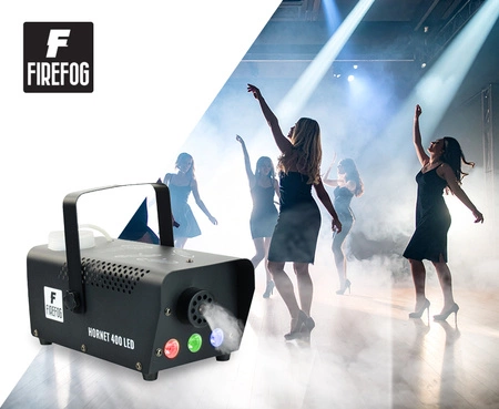Wytwornica dymu z efektem LED 400W Hornet 400LED 2 piloty Firefog