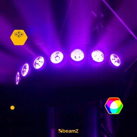 Efekt imprezowy LED Fingers7 DMX RGBW Beamz