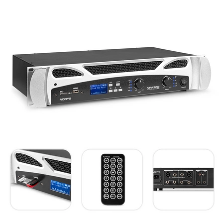 Wzmacniacz 2x150W MP3 BT VPA300 Vonyx
