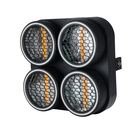 Zestaw: 4x Reflektor retro LED RGB COB DMX R4 Lucendi+ Case