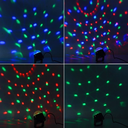 Półkula disco LED Disco Ball 3x1W pilot Firefog