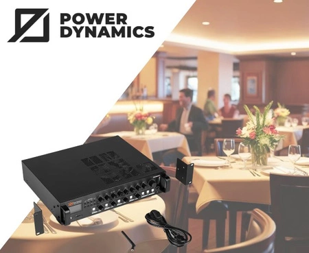 Wzmacniacz 360W 100V Power Dynamics PDV360MP3