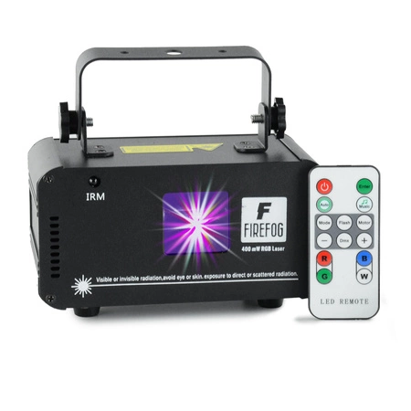Laser dyskotekowy 400 mW RGB Firefog