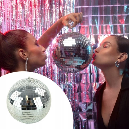 Zestaw: Kula lustrzana 20cm z napędem Firefog + Pinspot LEDSPOT5