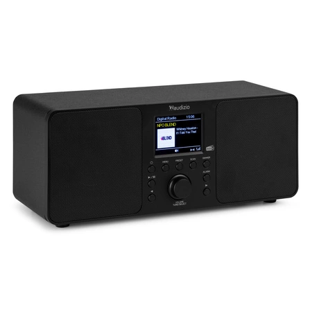 Radio cyfrowe Genua DAB+ FM stereo Audizio czarne