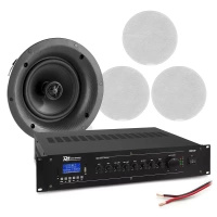 Profesjonalny system głośników sufitowych 4 x 8" FCS8  z wzmacniaczem bluetooth