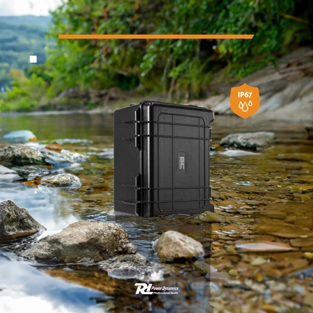 Uniwersalna walizka transportowa case GIGCase34T - IP67 - kolor czarny Power Dynamics -