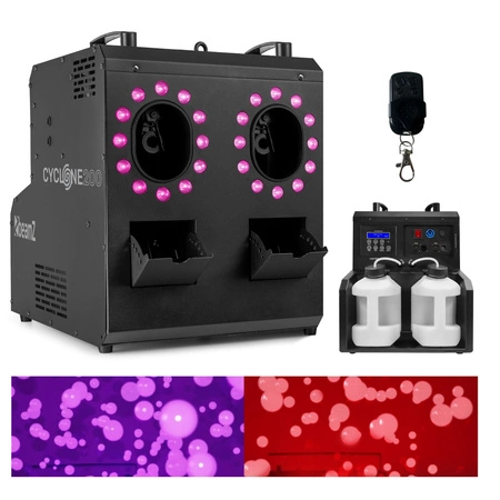 Wytwornica dymu i baniek z diodami RGBW Cyclone200 Beamz
