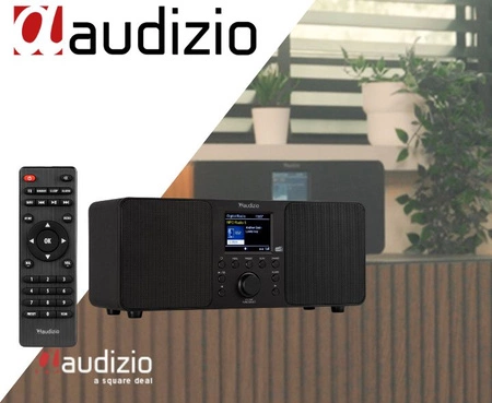 Radio cyfrowe Genua DAB+ FM stereo Audizio czarne