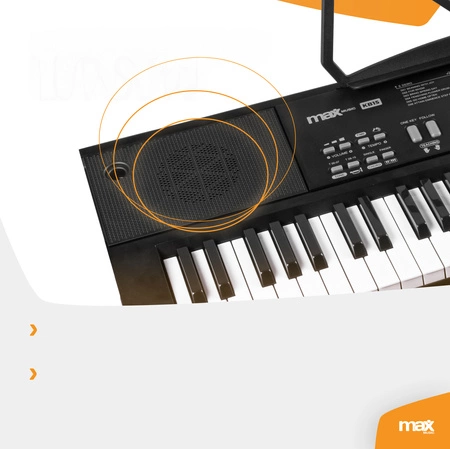 Zestaw: Keyboard 61-klawiszy bateria statyw słuchawki KB15SET Max