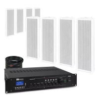 System zewnętrznych głośników 8 x OCS3 30W 100V IPX4 z wzmacniaczem PRM360