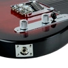 Gitara elektryczna - kompletny zestaw -Golden Guitar TEEG-30 Czarno-czerwona Telecaster