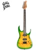 Gitara elektryczna superstrat zestaw z futerałem-Golden Guitar Strat2 Zielony