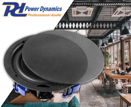 Niskoprofilowy głośnik sufitowy NCSS5B 2-drożny 5,25" czarny